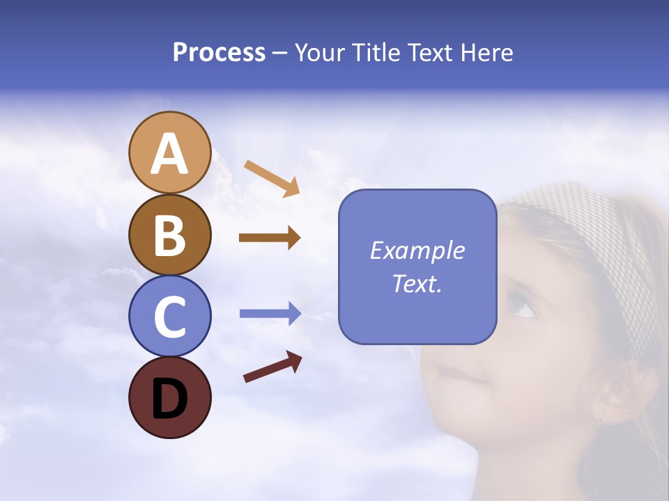 Girl Background Religion PowerPoint Template