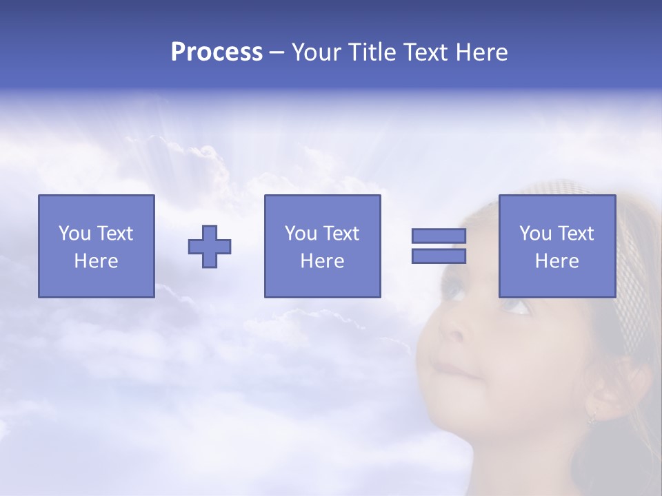Girl Background Religion PowerPoint Template