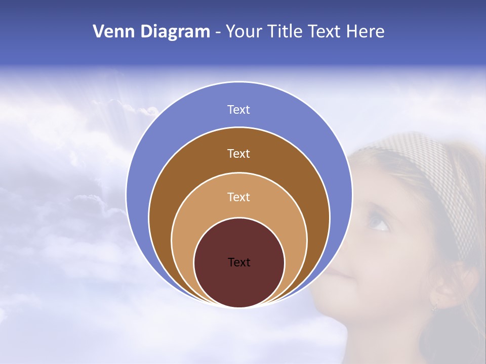 Girl Background Religion PowerPoint Template