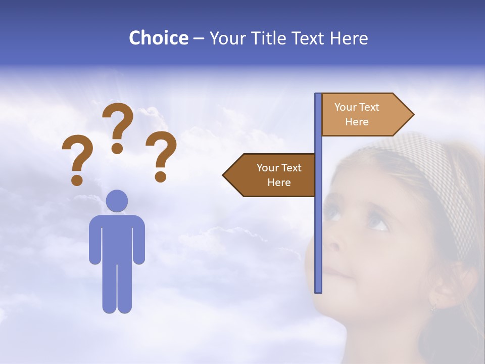 Girl Background Religion PowerPoint Template