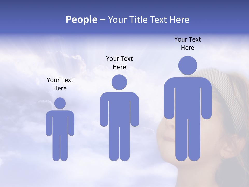 Girl Background Religion PowerPoint Template