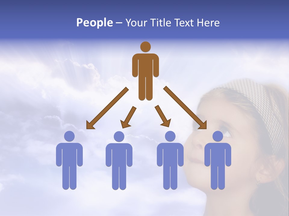 Girl Background Religion PowerPoint Template