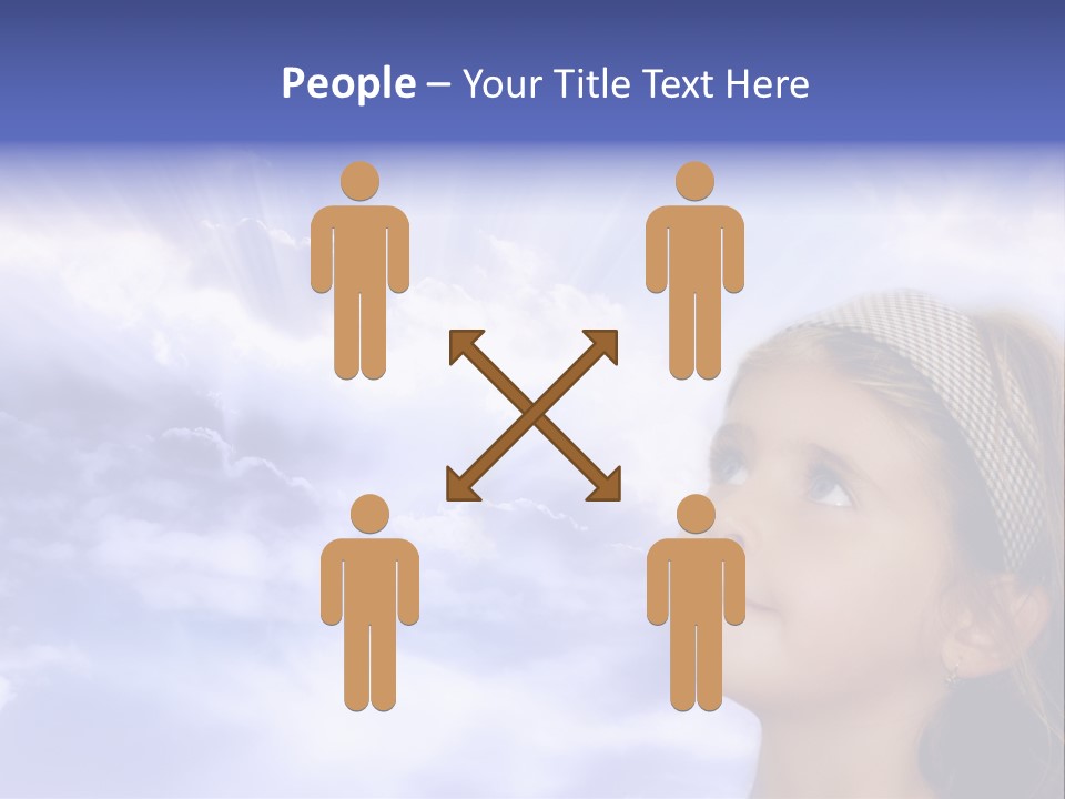 Girl Background Religion PowerPoint Template