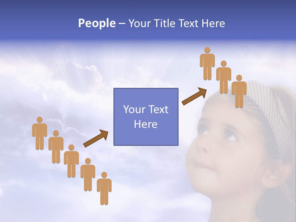 Girl Background Religion PowerPoint Template