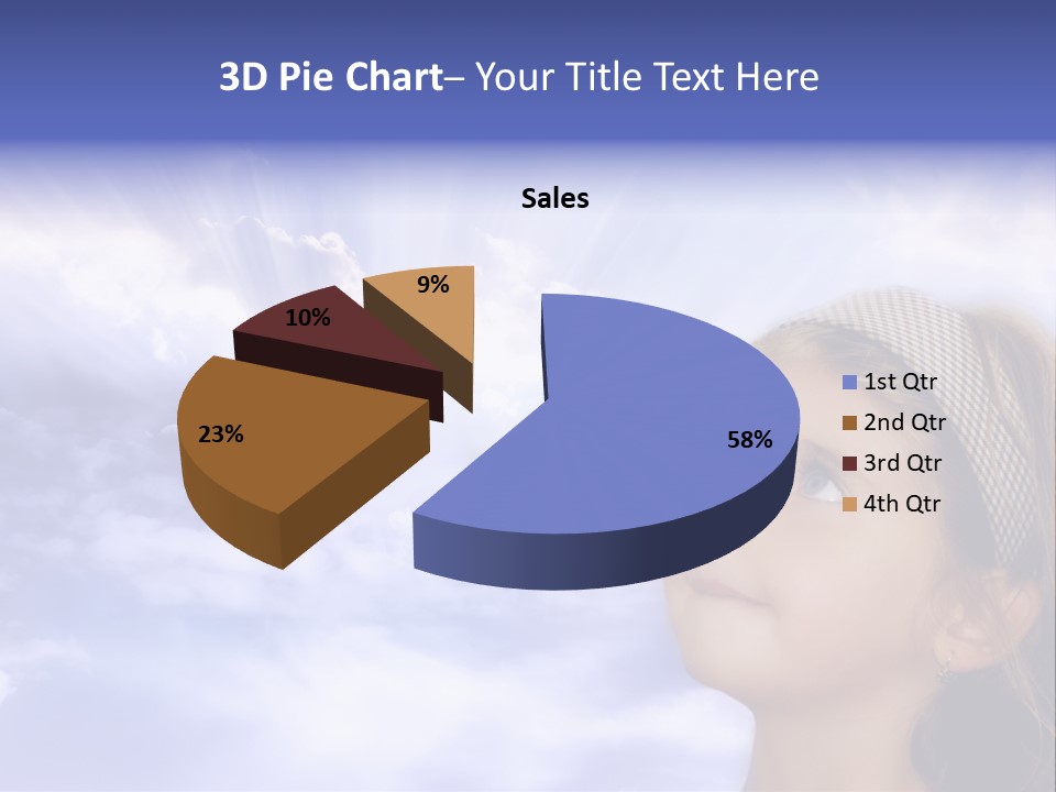 Girl Background Religion PowerPoint Template