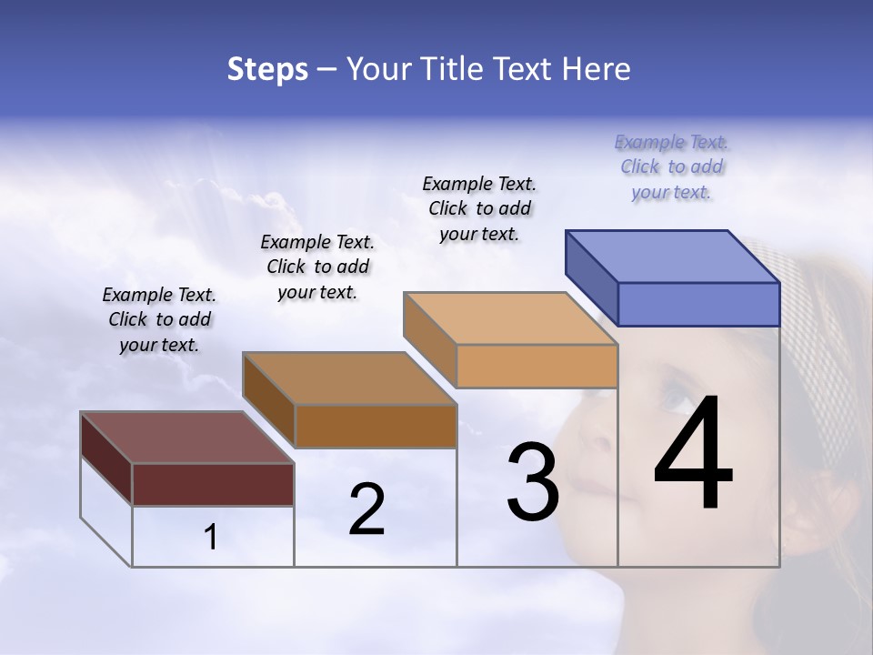 Girl Background Religion PowerPoint Template