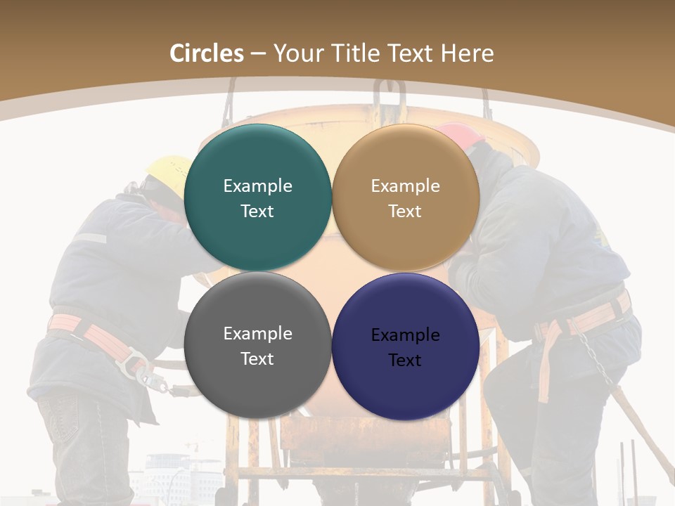 Cement Contractor Rig PowerPoint Template