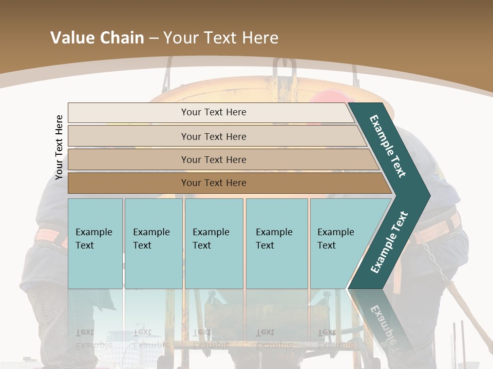 Cement Contractor Rig PowerPoint Template