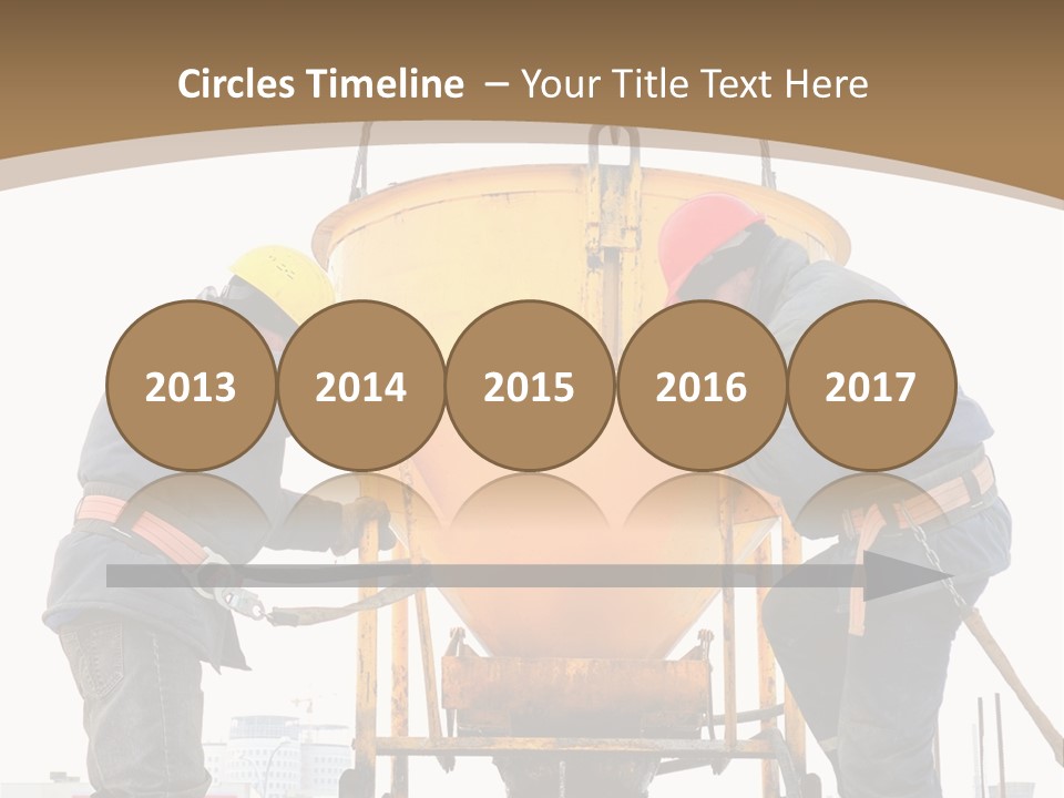 Cement Contractor Rig PowerPoint Template