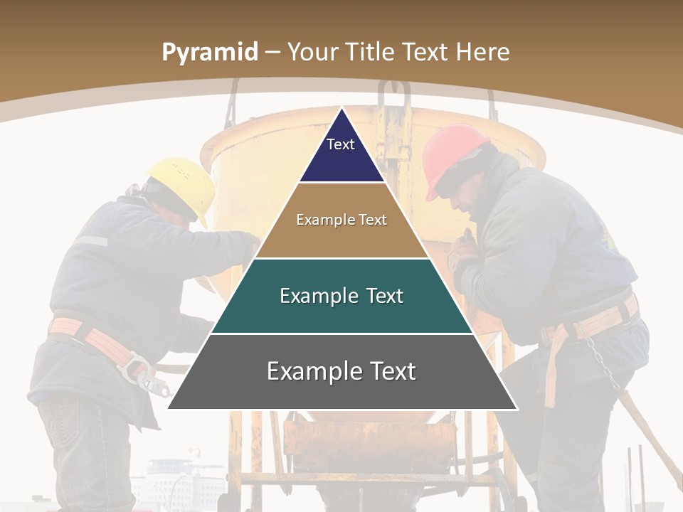 Cement Contractor Rig PowerPoint Template