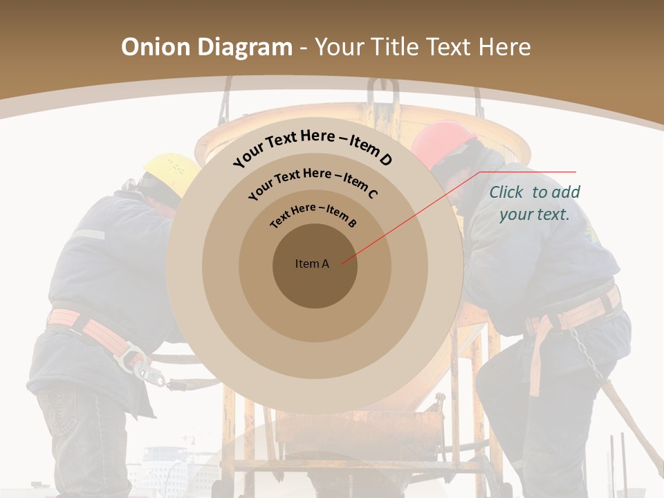 Cement Contractor Rig PowerPoint Template