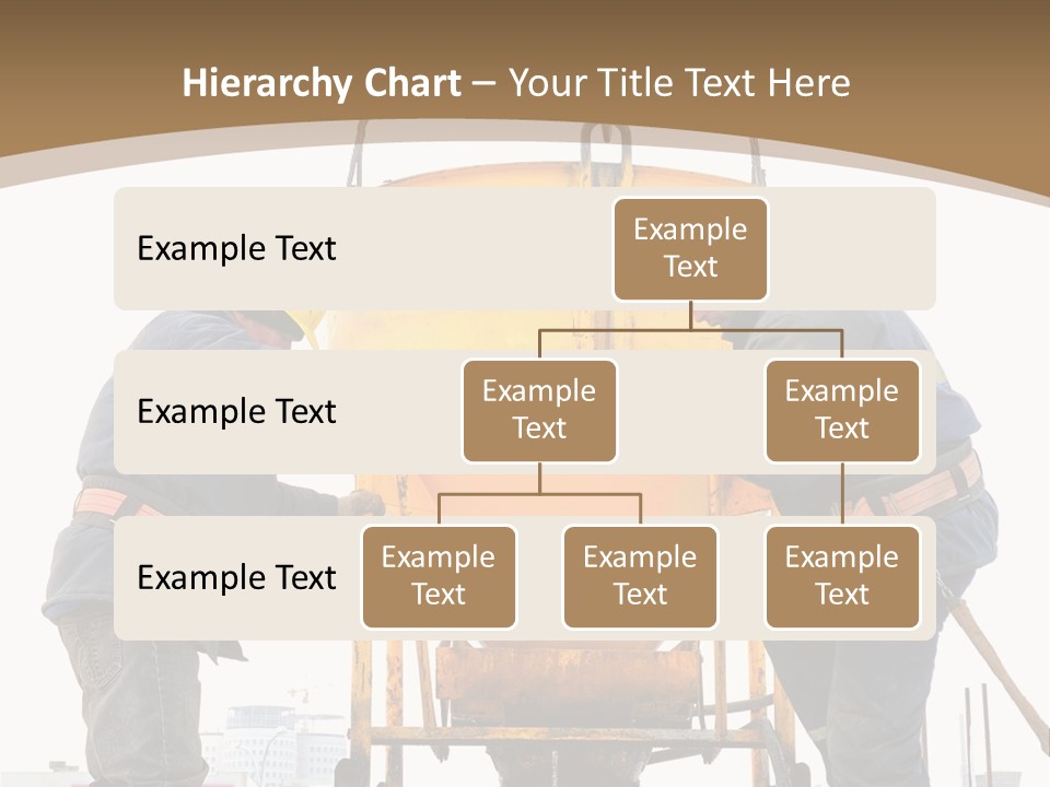 Cement Contractor Rig PowerPoint Template