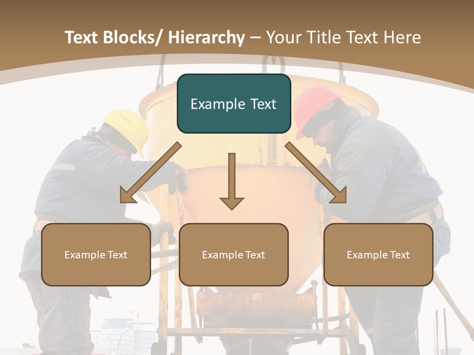 Cement Contractor Rig PowerPoint Template