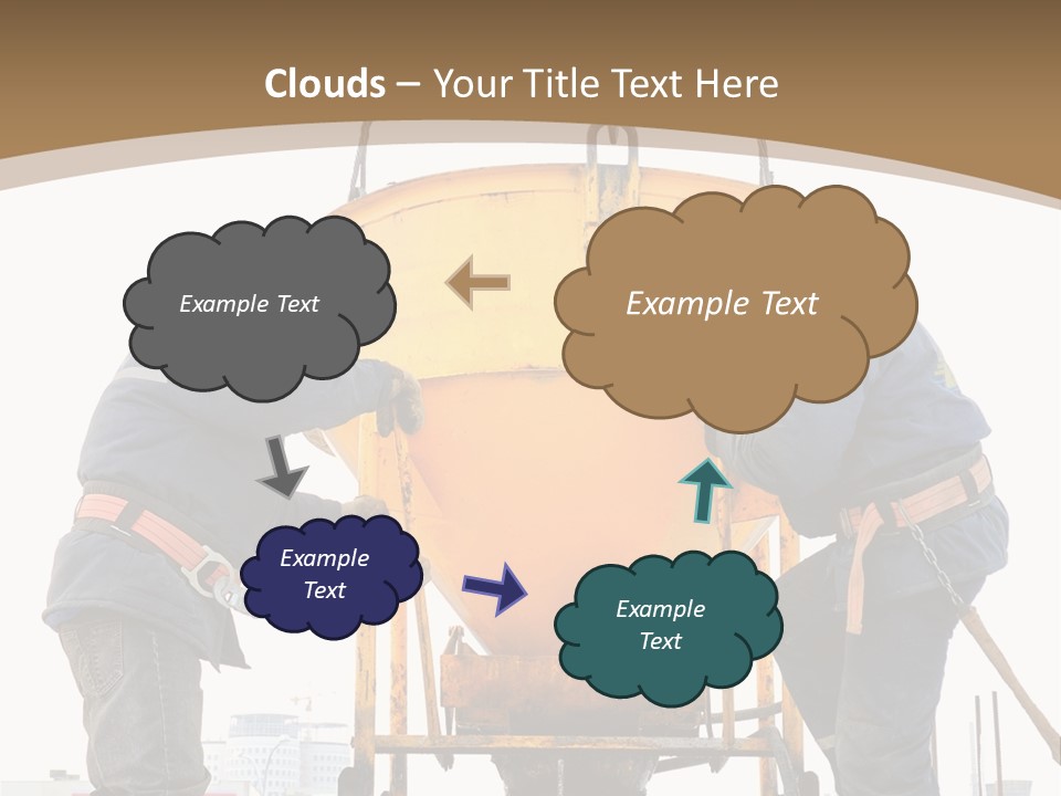 Cement Contractor Rig PowerPoint Template