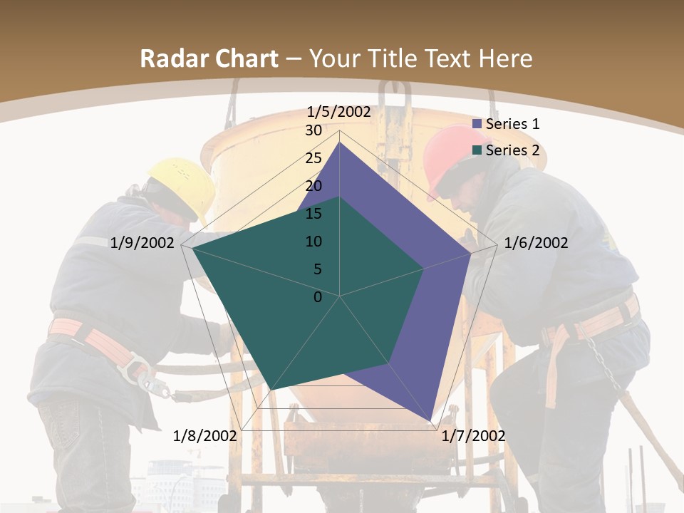 Cement Contractor Rig PowerPoint Template