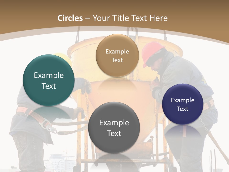 Cement Contractor Rig PowerPoint Template