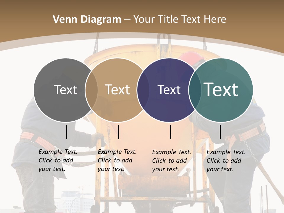 Cement Contractor Rig PowerPoint Template