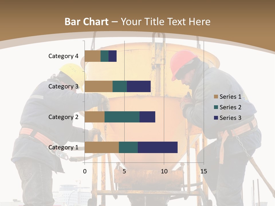Cement Contractor Rig PowerPoint Template