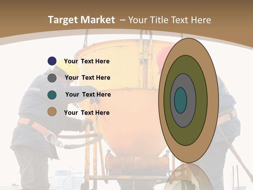 Cement Contractor Rig PowerPoint Template