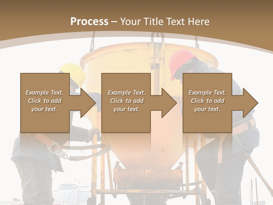 Cement Contractor Rig PowerPoint Template
