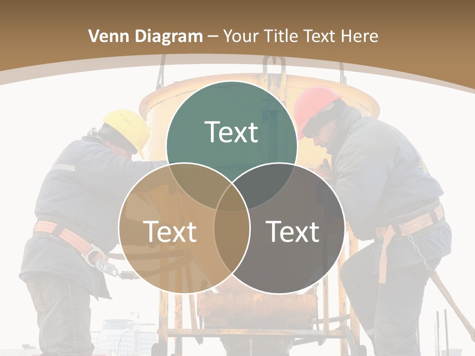 Cement Contractor Rig PowerPoint Template