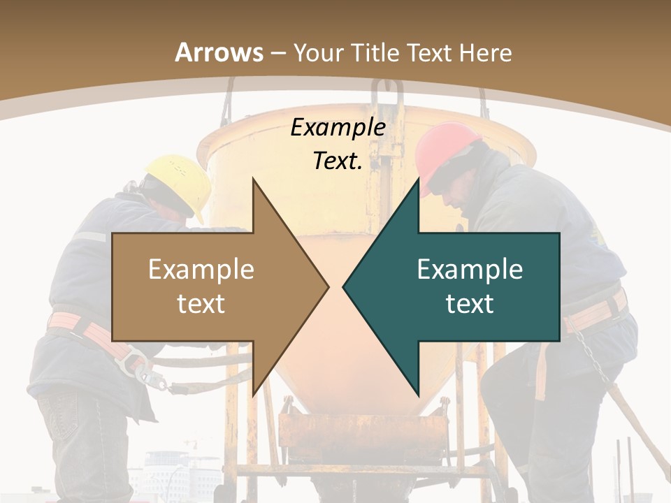 Cement Contractor Rig PowerPoint Template