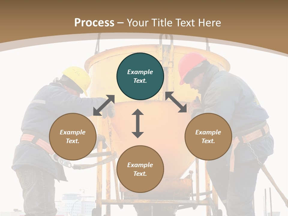 Cement Contractor Rig PowerPoint Template