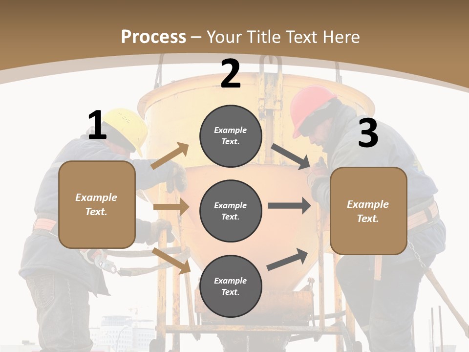 Cement Contractor Rig PowerPoint Template