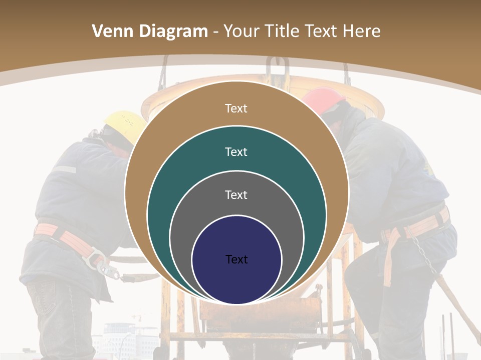 Cement Contractor Rig PowerPoint Template
