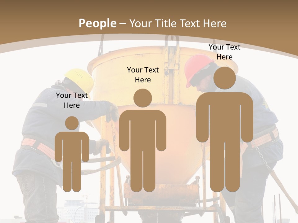 Cement Contractor Rig PowerPoint Template