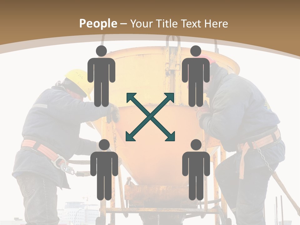 Cement Contractor Rig PowerPoint Template