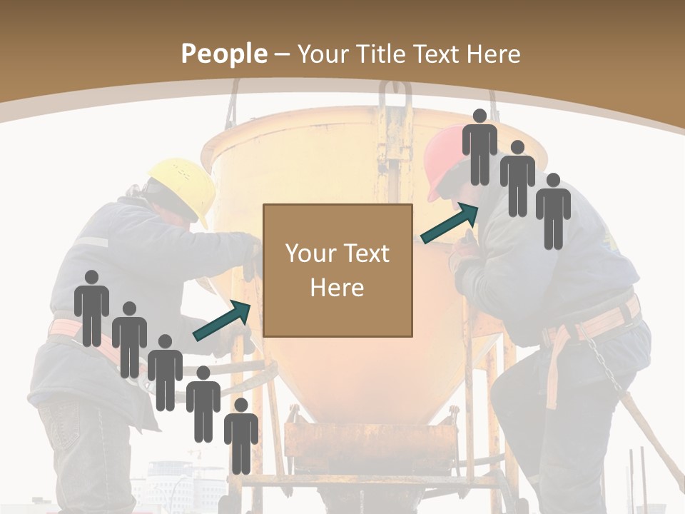 Cement Contractor Rig PowerPoint Template