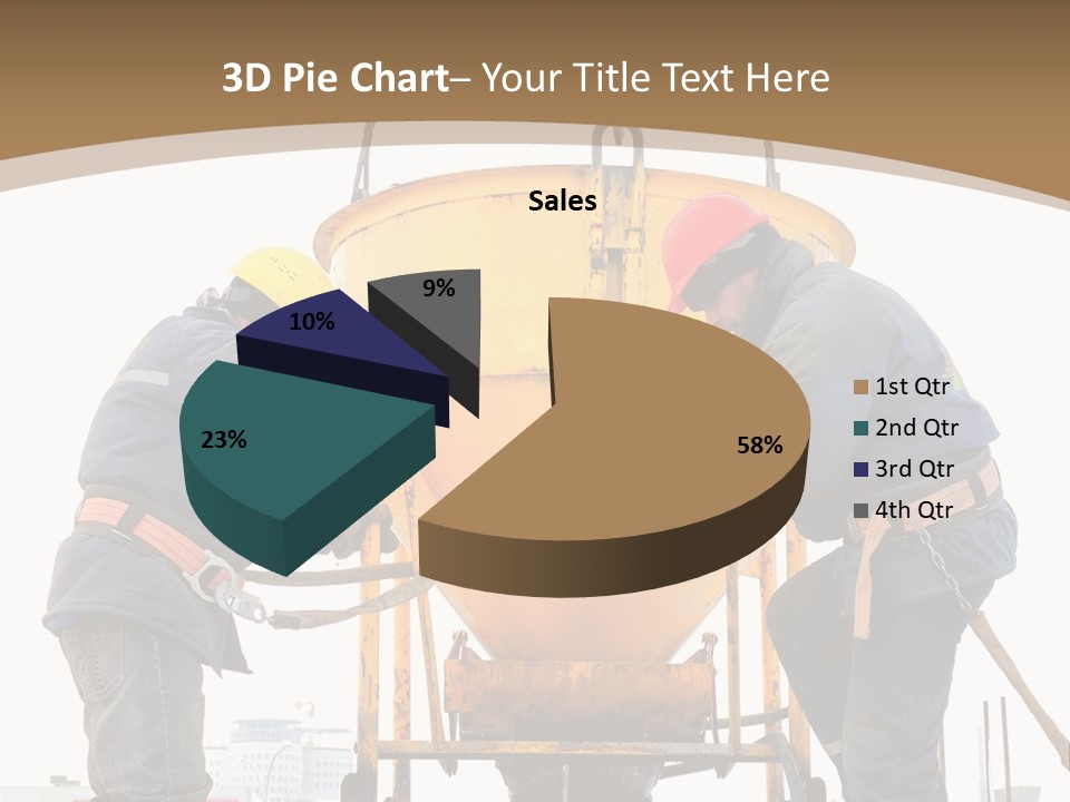 Cement Contractor Rig PowerPoint Template