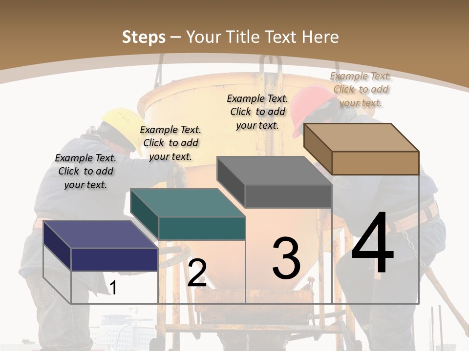 Cement Contractor Rig PowerPoint Template