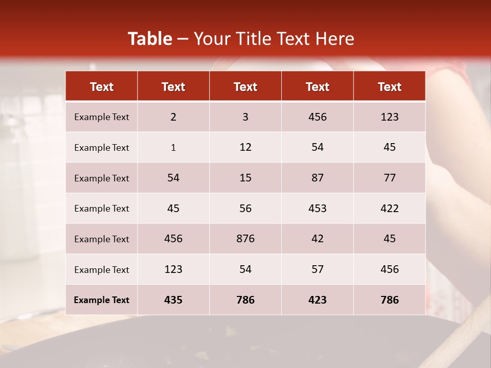 Wok Cheerful View PowerPoint Template