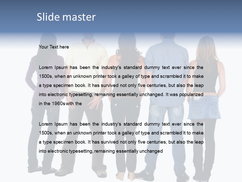 Casual Rear Background PowerPoint Template