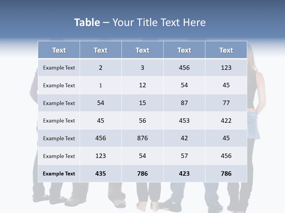 Casual Rear Background PowerPoint Template