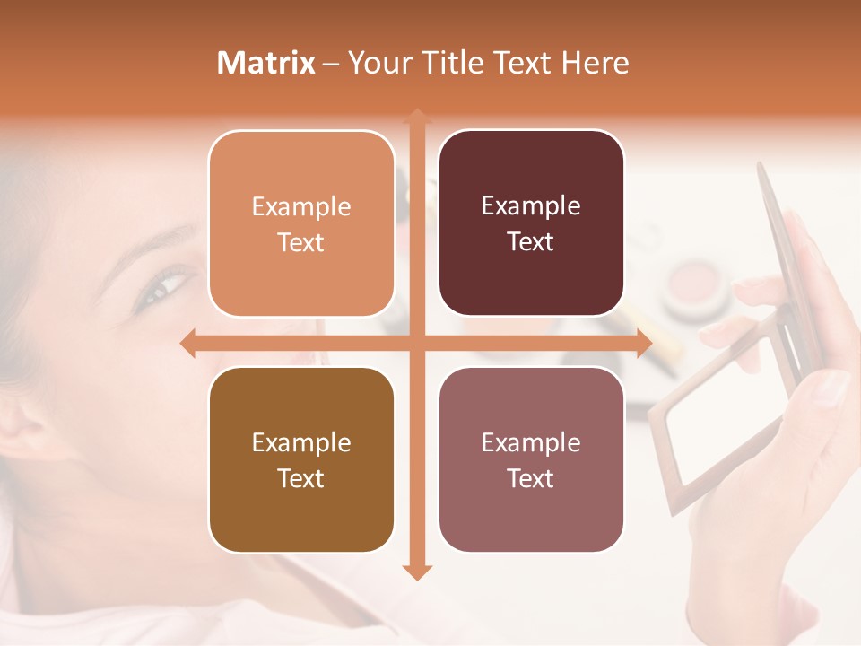 Mascara Fresh Pink PowerPoint Template