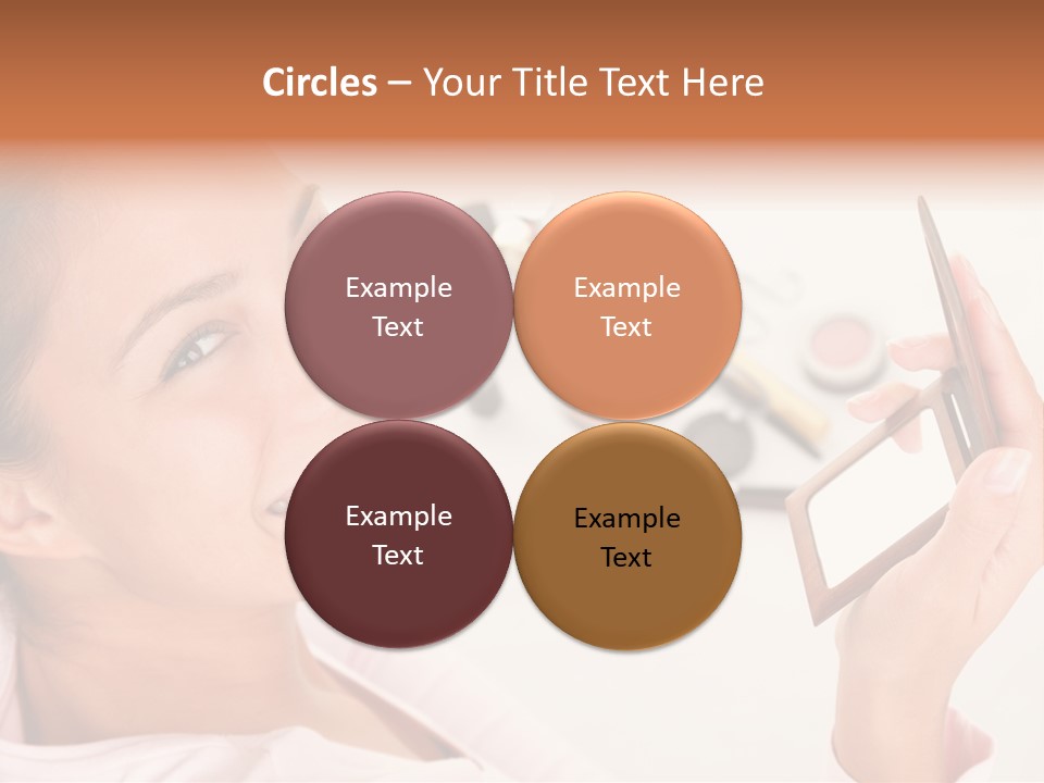 Mascara Fresh Pink PowerPoint Template