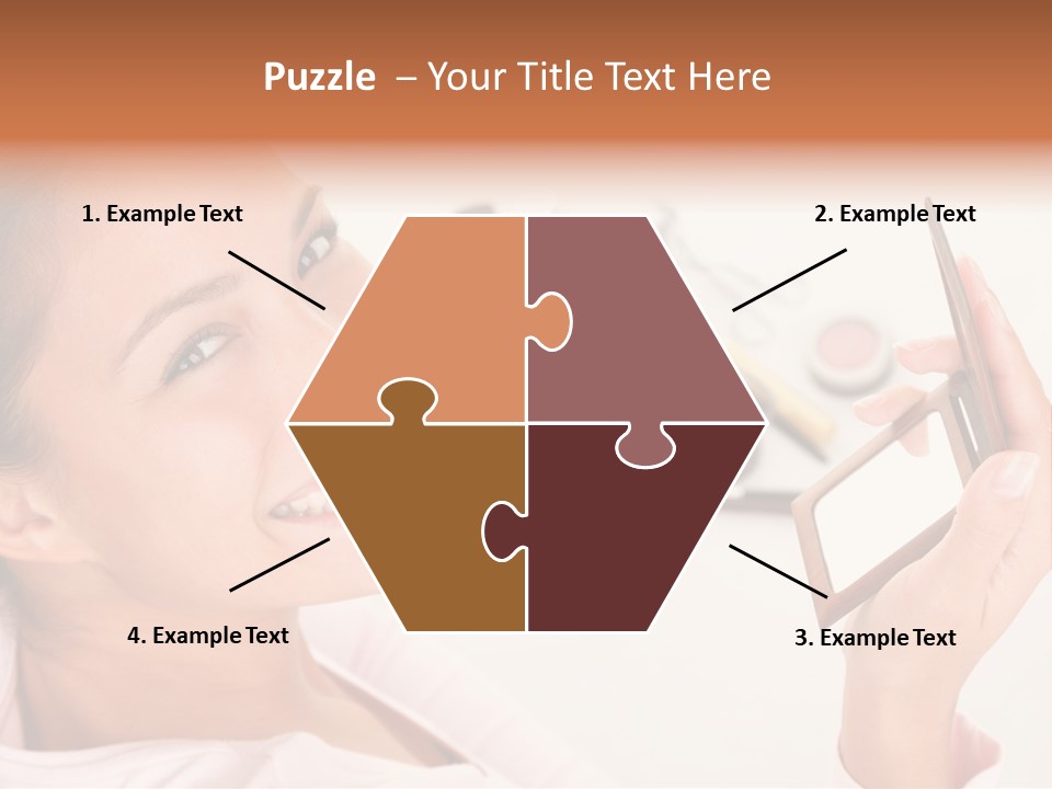 Mascara Fresh Pink PowerPoint Template