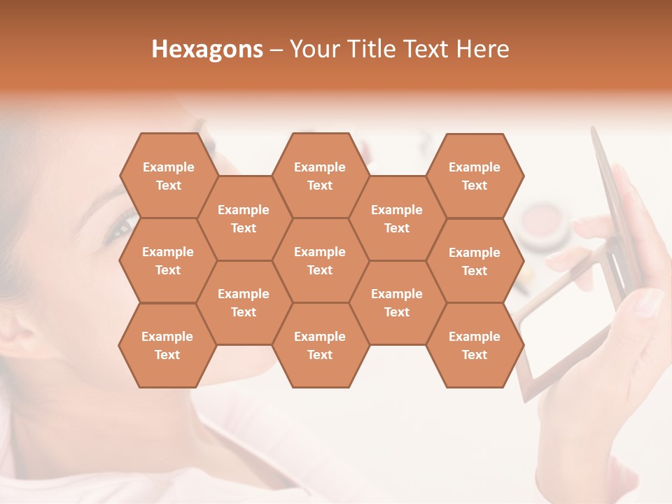 Mascara Fresh Pink PowerPoint Template