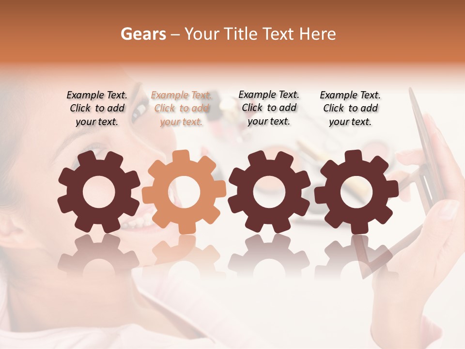 Mascara Fresh Pink PowerPoint Template