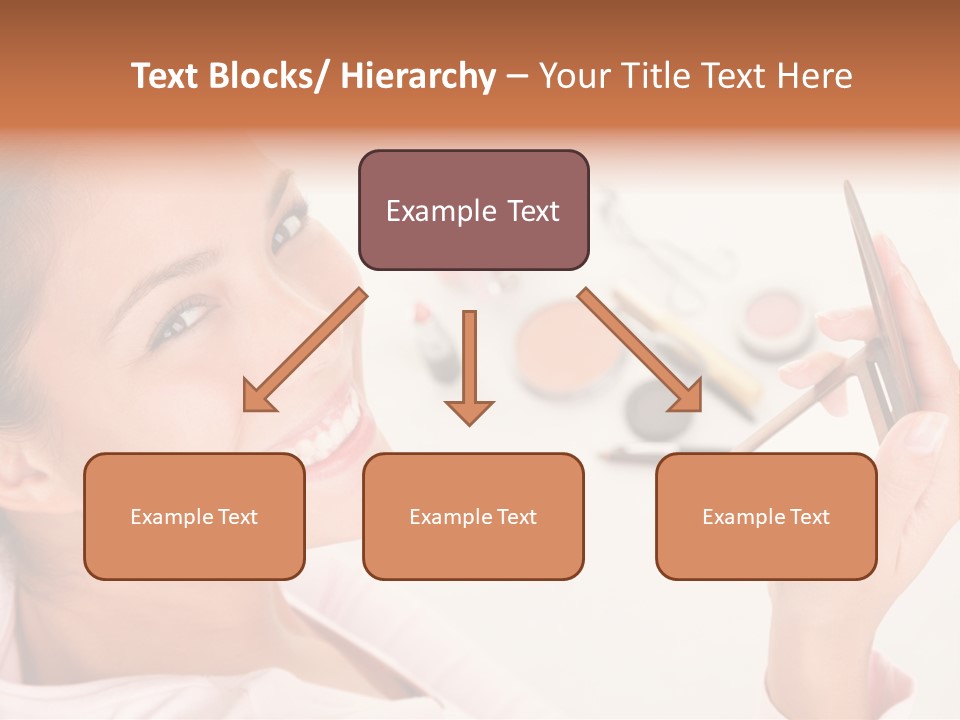 Mascara Fresh Pink PowerPoint Template