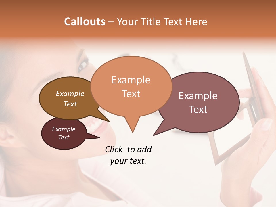 Mascara Fresh Pink PowerPoint Template