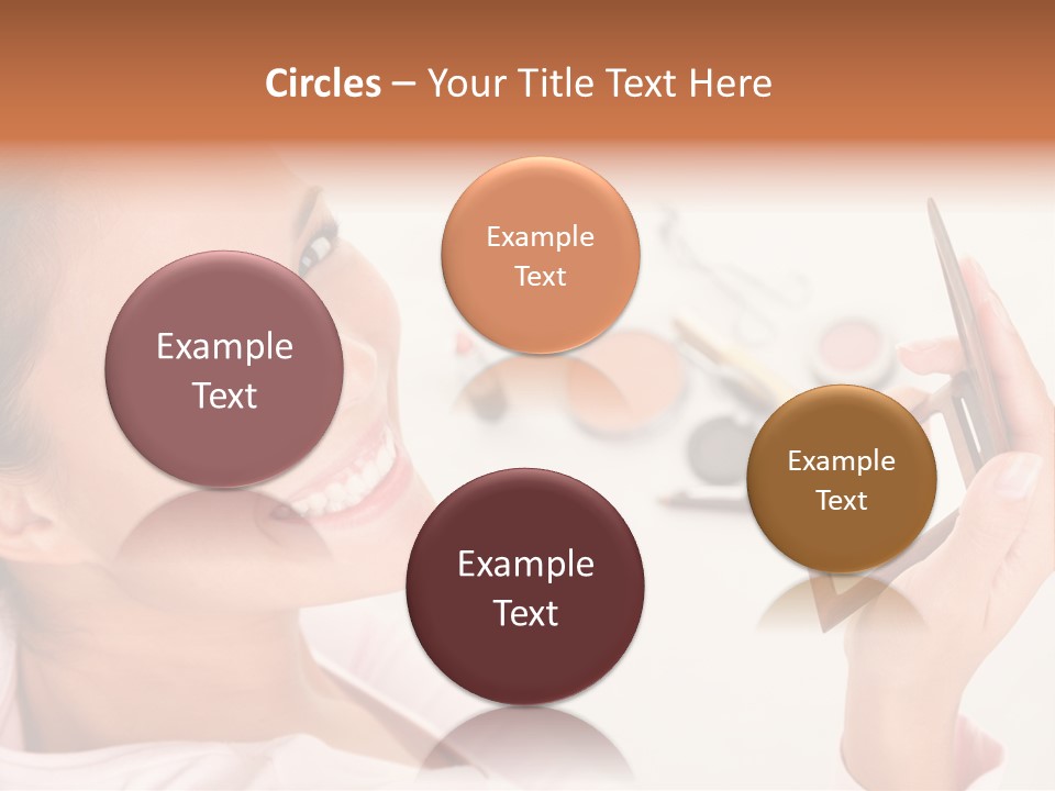 Mascara Fresh Pink PowerPoint Template