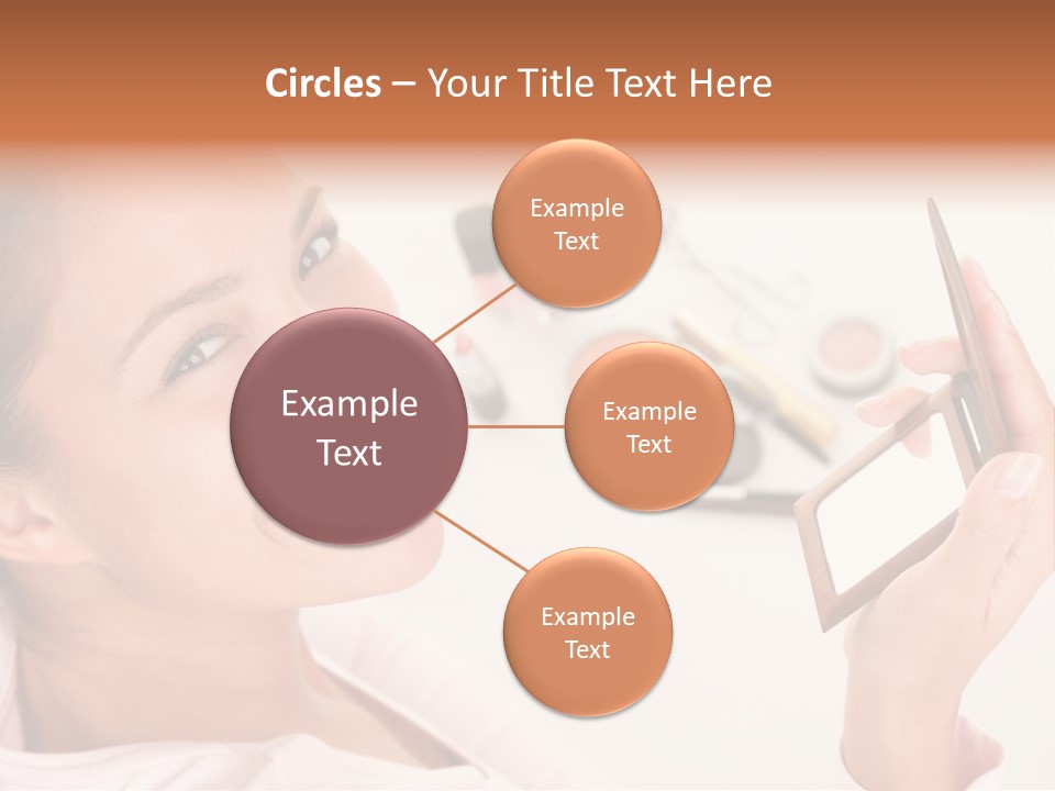 Mascara Fresh Pink PowerPoint Template