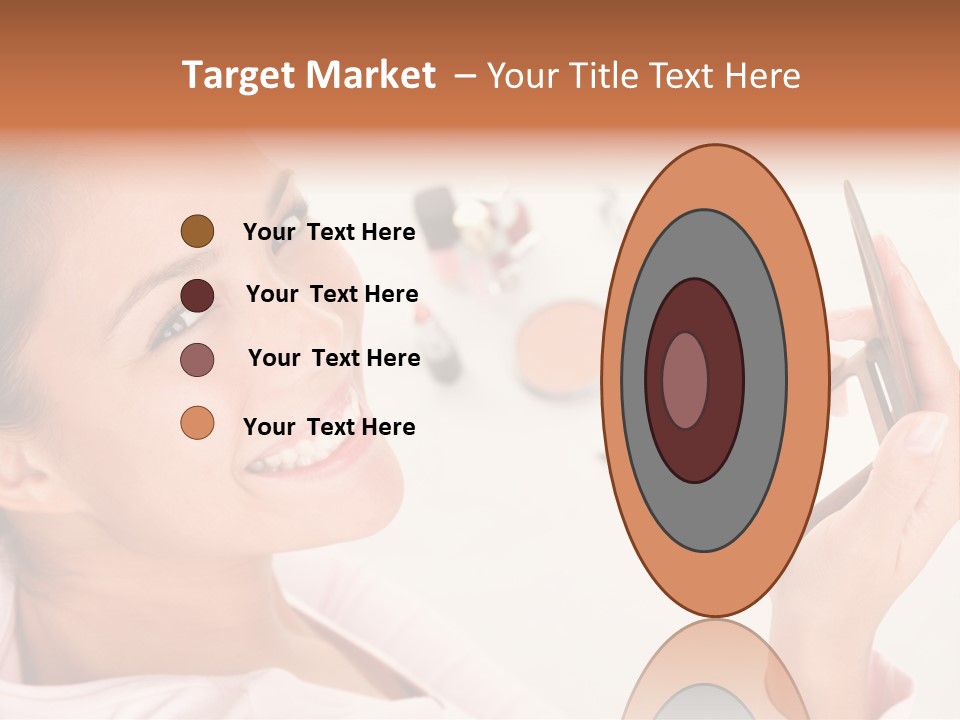 Mascara Fresh Pink PowerPoint Template