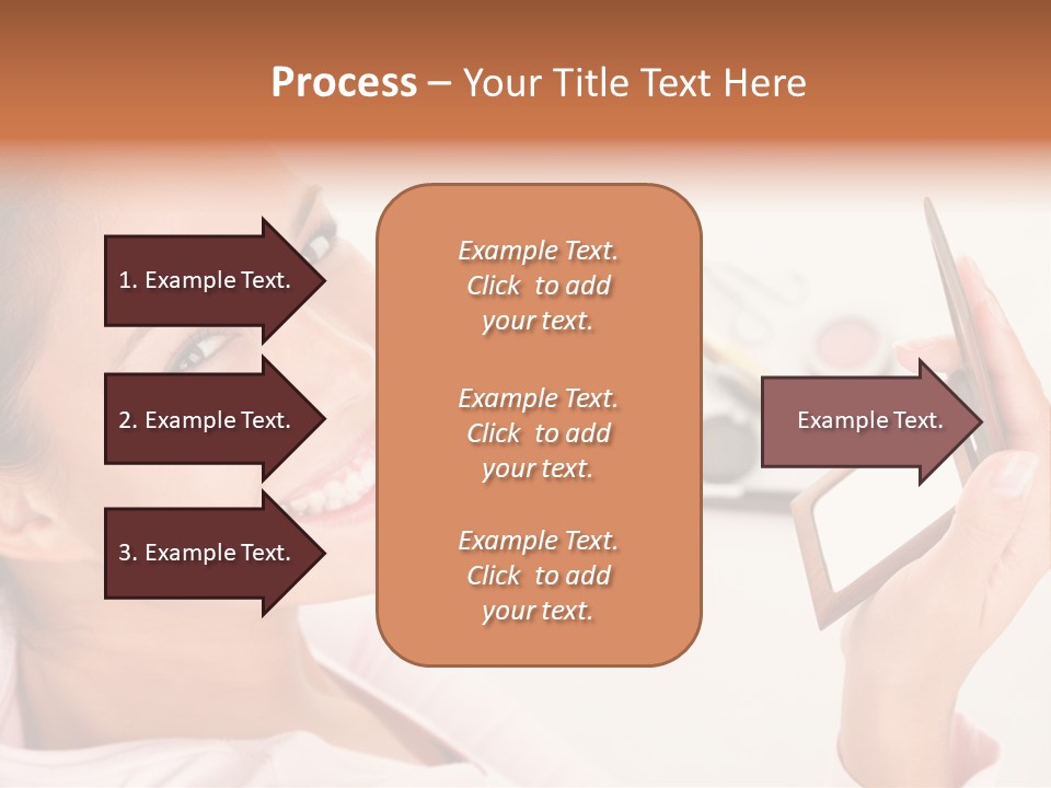 Mascara Fresh Pink PowerPoint Template