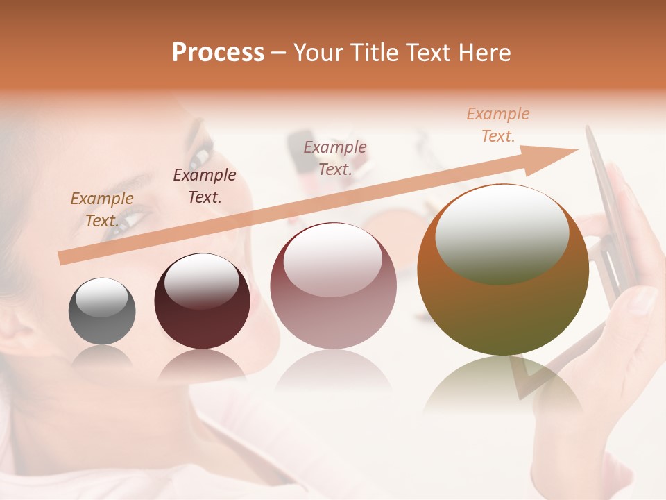 Mascara Fresh Pink PowerPoint Template