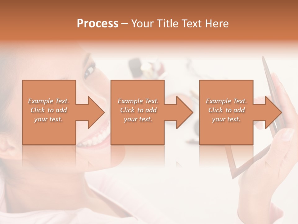 Mascara Fresh Pink PowerPoint Template